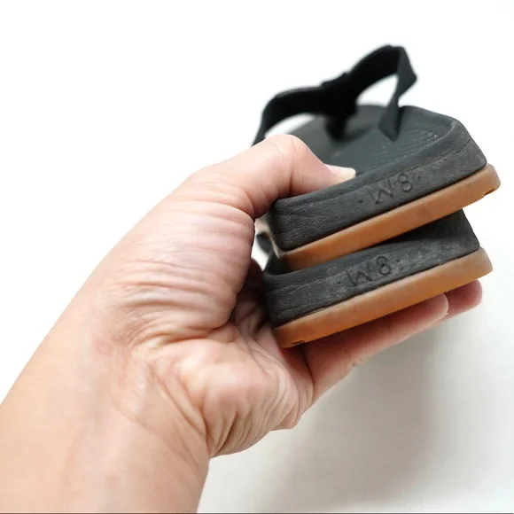 Chaco Women’s lowdown Low Down Thong Flip Flop Sandals Black Size 8 new - Picture 7 of 7